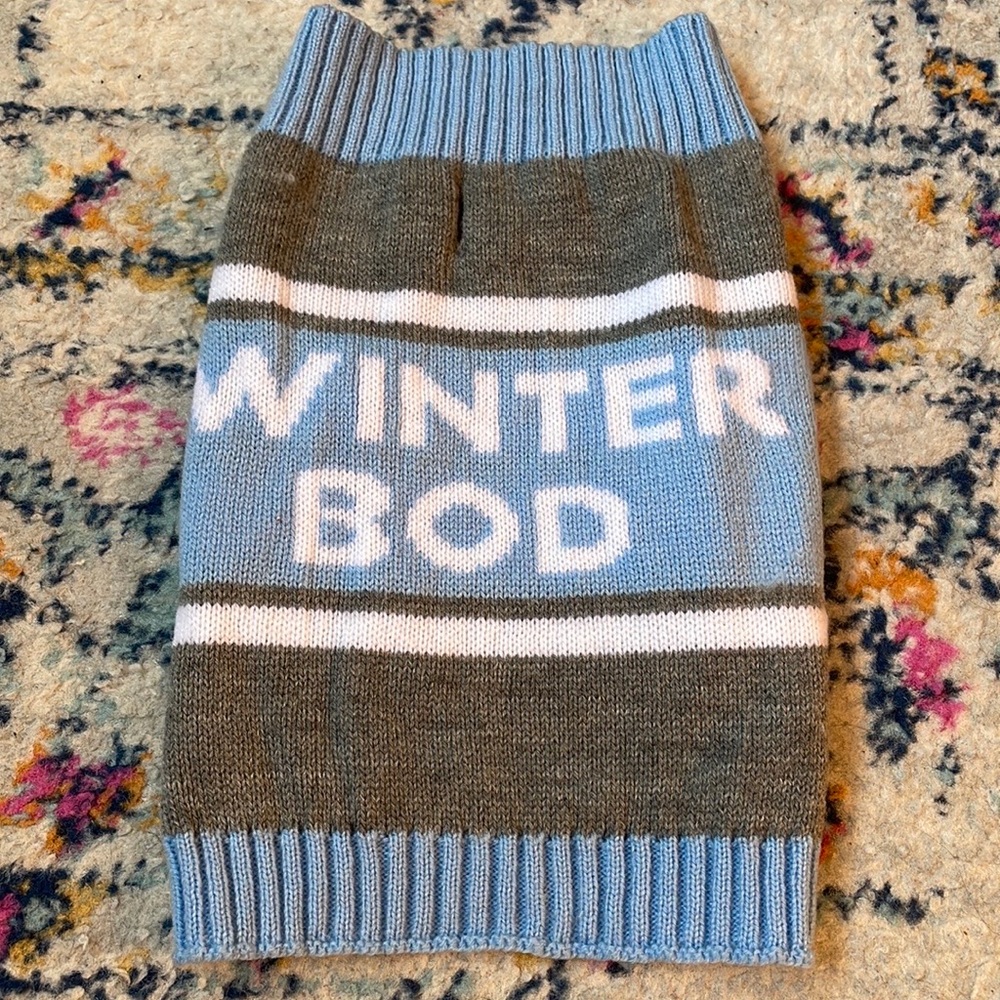 Winter bod pet sweater